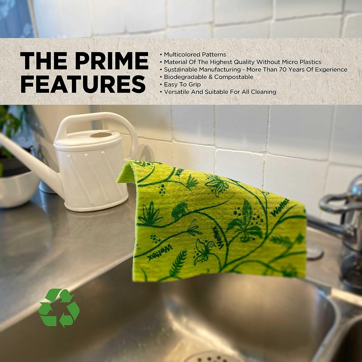 The Original 10 Pack Swedish Dishcloth for Kitchen